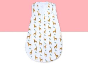 Muslin Enchanting Print Baby Sleeping Bag, Color : Multicolor