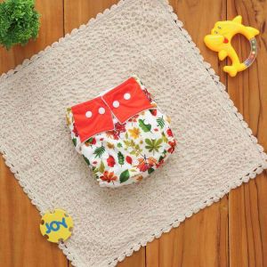 Boon Babies Cotton Floral Print Adjustable Reusable Cloth Diaper