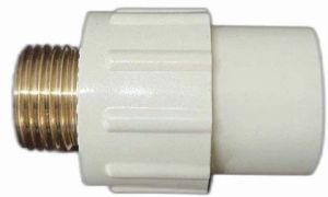 CPVC Brass MTA, Color : off White, Size/ Diameter : 3/4 Inch