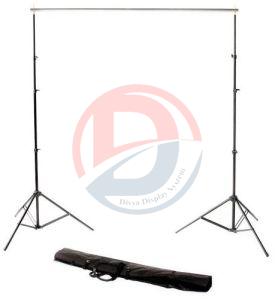 8x8 Feet Iron Backdrop Stand, Color : Black For Exhibition