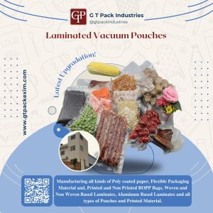 Printed Polyester Vacuum Pouch, For Food Industry, Packing Wall Putty, Shampoo, Oil, Paste, Jam, Tomato Ketchup