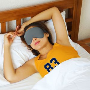 BB-83 Eye Mask Cool Gel, Color : Grey, Rope Material : Cotton