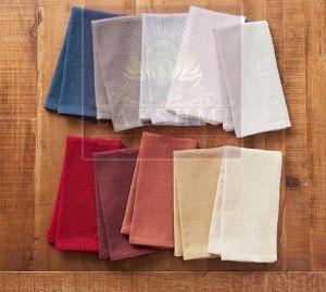 Plain Luxury Cotton Table Napkins, Shape : Rectangular