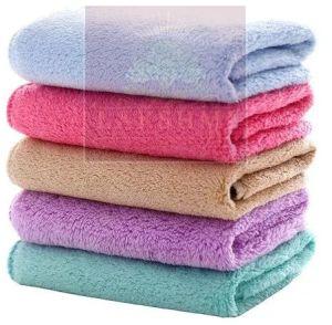 Premium Cotton Plain Face Towel 12*12cm