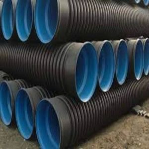 HDPE Double Wall Corrugated Pipe, Shape : Round