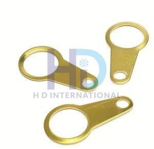 Brass Tag Earth Bar, Color : Golden