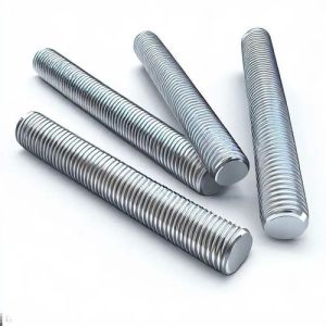 Polished. 14 Mm Galvanized Iron Threaded Rod, Color : Silver