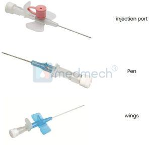 Medmech IV Cannula, Color : Light Blue, Light Pink, Transparant All Size for Clinical Use, Hospital Use