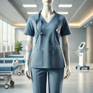 Medmech Scrub Suits, Color : Blue XL, XXL, Custom, Gender : Unisex