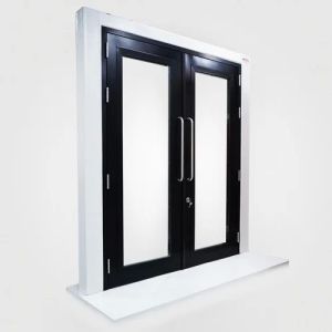 Glazed Metal Fire Door