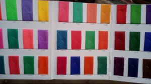 Plain Polyester Santoon Fabric, Color : Multicolor