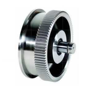 Steel Crane Wheel Assembly, Color : Silver