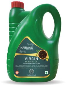 Nainaa's Kitchen Cold Pressed Virgin Mustard Oil for Human Consumption