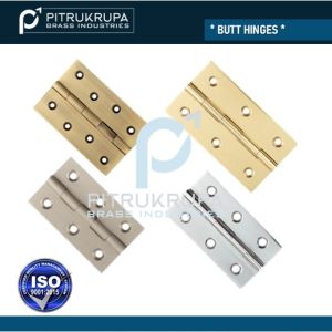 Polytex® Polished Brass Butt Hinge, Length : 4inch, 3inch, 2inch