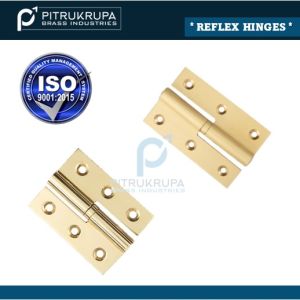 Polytex® BRASS Reflex Hinge, Certificate : ISO 9001 : 2015