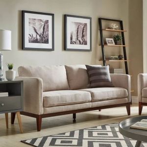 Carly Upholstered 3 Seater Sofa