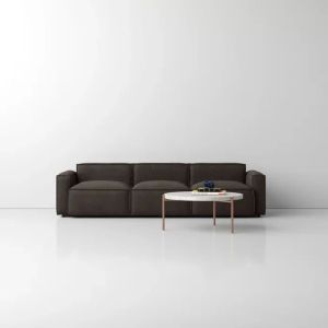 Spearman Faux Leather 3 Seater Sofa