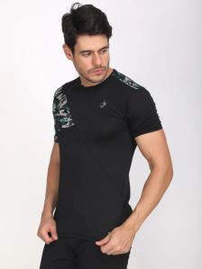 92% Polyester Camouflage Mens Printed T-shirt Sports