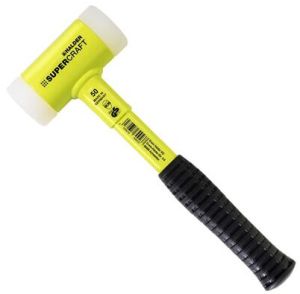 Plastic Hammer, Wooden Handle