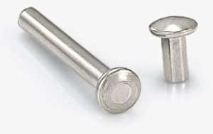 Hardened High Strength Round Head Rivet for Low Resistance To Vibrations