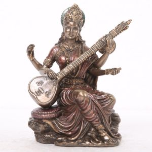 PR Saraswati Sitting Gift Statue