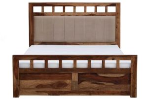 Solid Wood King Size Bed