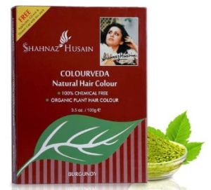 Shahnaz Husain Colourveda Natural BURGUNDY Hair Colour