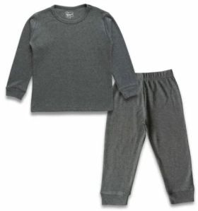 Soft Cotton Blend French Terry Kids Thermal Wear