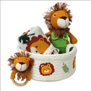 Inspiia 100% Cotton Knitted Baby Gift Set