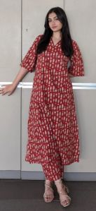 Katayani Cotton Ladies Kurta Set