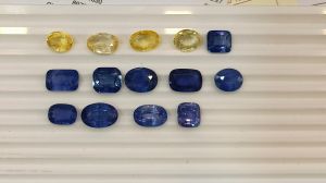 Natural Ceylon Blue & Yellow Sapphire