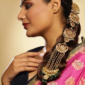 Maharani Kundan Beaded Chotti