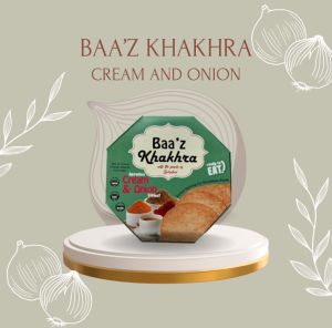 Cream and Onion Khakhra