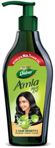 Dabur Amla Hair Oil, Color : Green, Packaging Type : Plastic Bottle