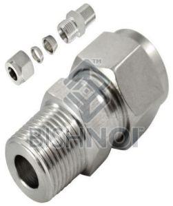 Metal Forged Male Pipe Connector, Color : Grey