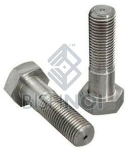 Polished Metal Half Thread Bolts, Color : Metallic