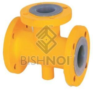 Buttweld Metal & Plastic Lined Equal Pipe Tee, Color : Yellow, Certification : Isi Certified