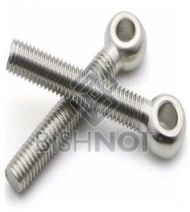 Polished Metal Long Eye Bolts, Color : Grey Standard