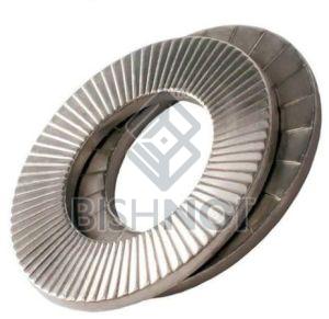 Polished Metal Serrated Lock Washers Standard