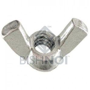 Polished Metal Wing Nuts, Color : Grey Standard For Electrical Fittings, Furniture Fittings