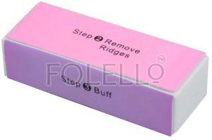 GB-3049 4 Way Nail Buffer Block, Color : Muticolor