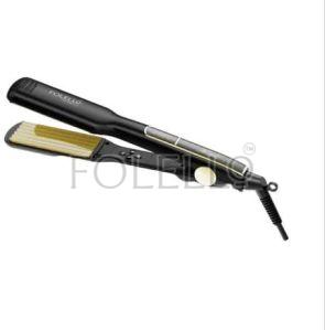 Kink Crimper Styler Straightener, Color : Black