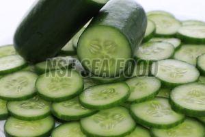 Organic Fresh Slicing Cucumber, Color : Green