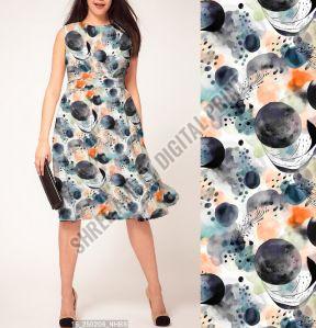 Ladies Printed One Piece Dress M, XL