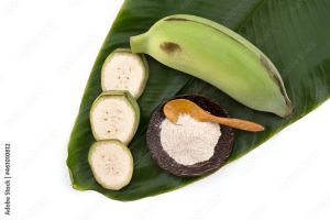 BERRY DRY Natural Green Banana Powder, Color : Yellow-brown, Yellow