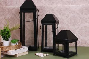 Metal Candle Holder Lantern