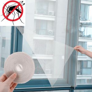 Monofilament Mesh Window Mosquito Net, Color : White