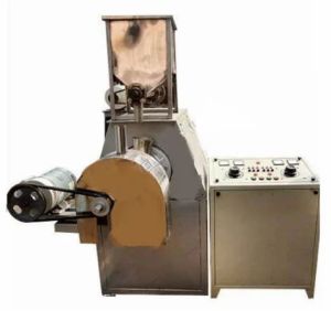 Automatic Electric Snacks Food Extruder Machine, Color : Silver