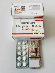 Risnic Plus Risperidone Trihexyphenidyl Tablets