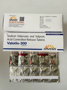 Valotin Cr 300 Sodium Valproate Valproic Acid Tablets